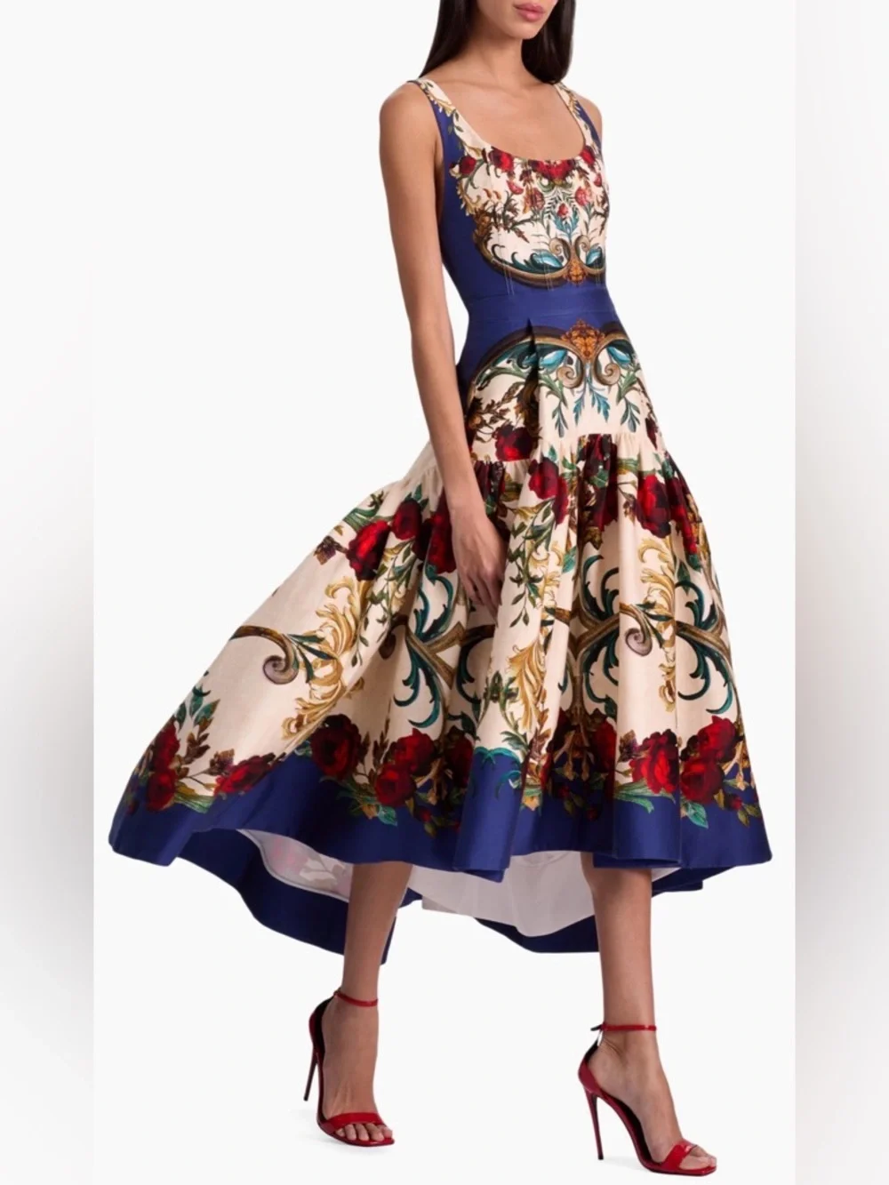 Alice + Olivia Diana Floral Bustier Cocktail Dress. Size 2 - Picture 4 of 9